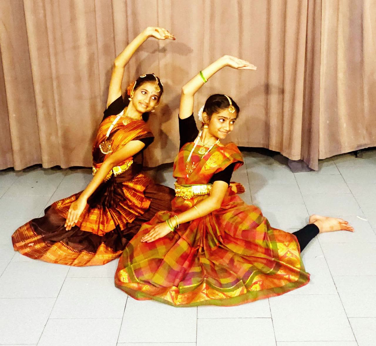 Sanskriti students in performance costume